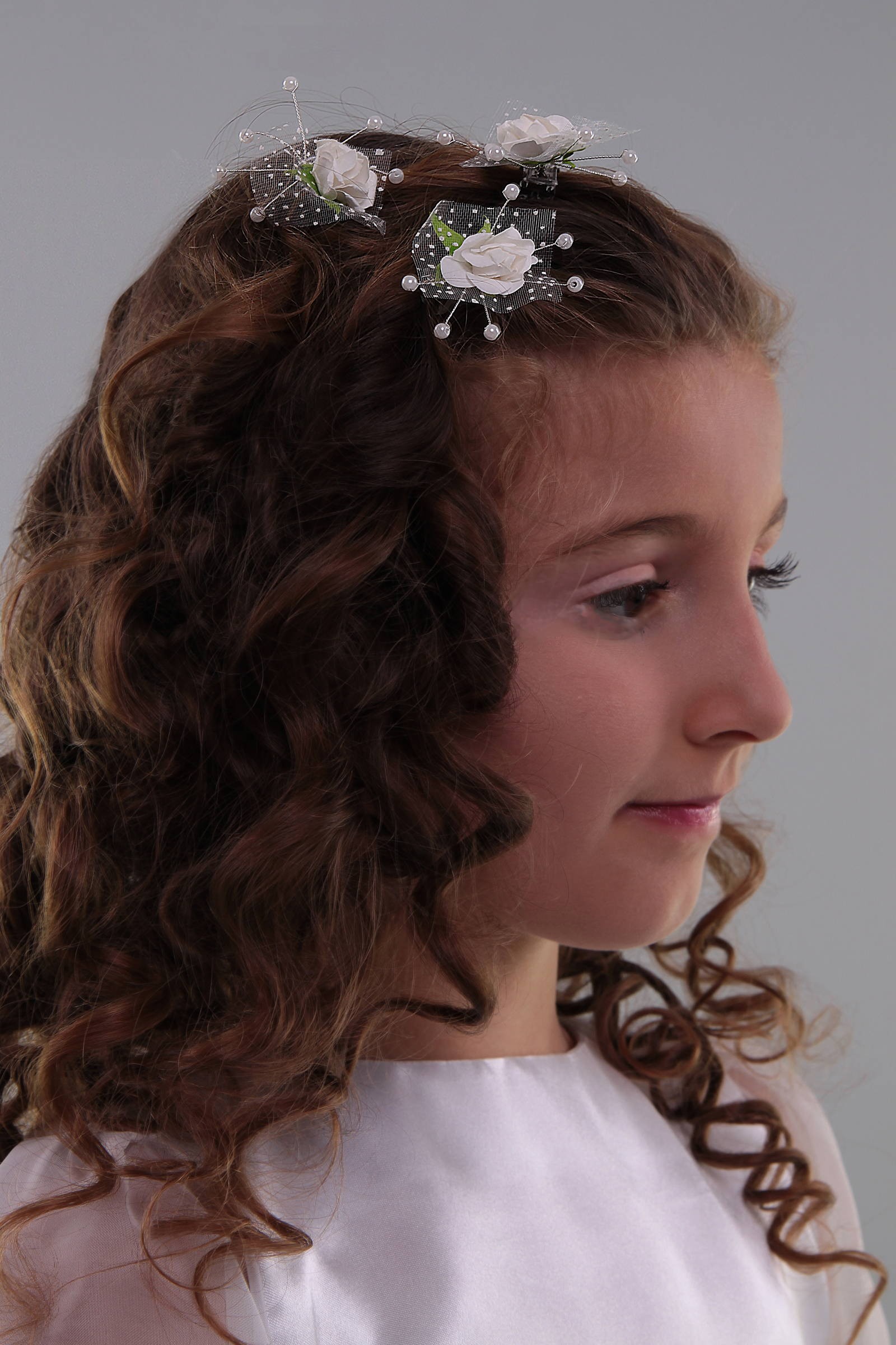 Broche de communion - Rose crème Broche de communion - Rose crème - obraz 0