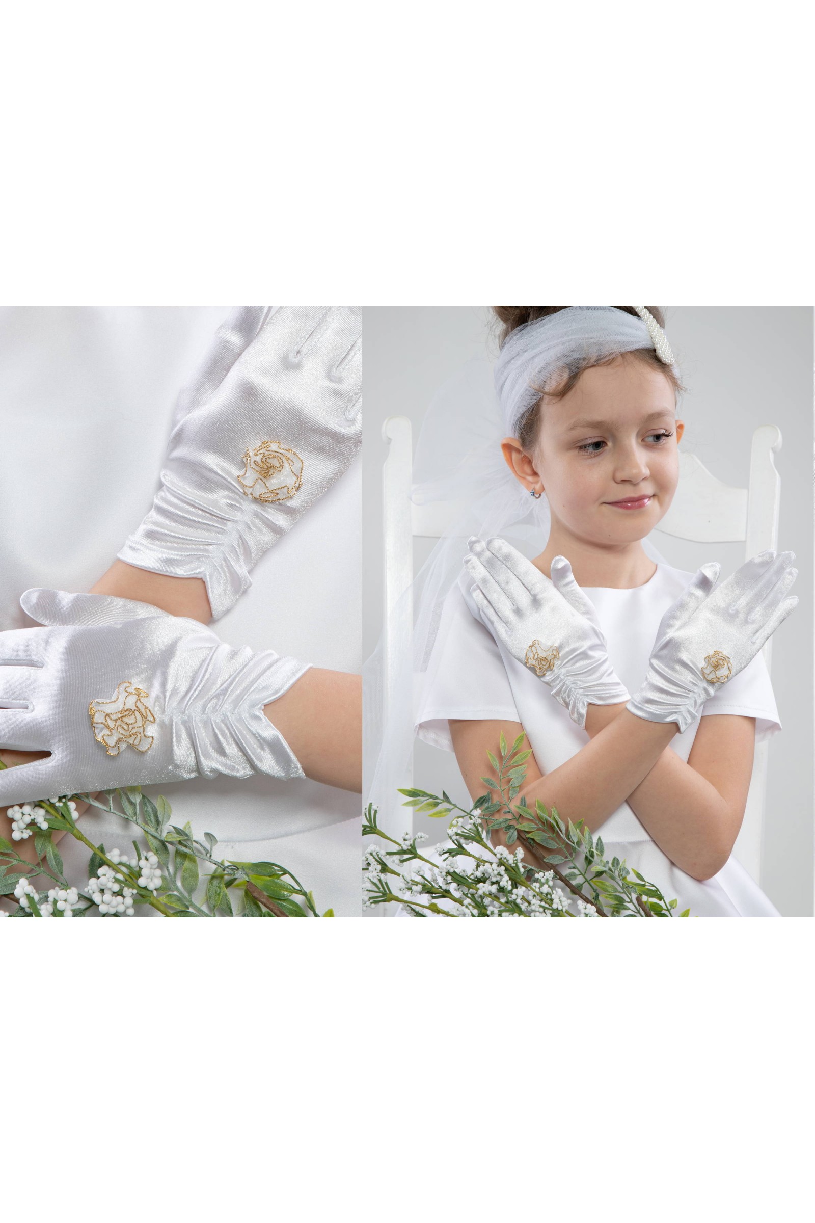 Gants de communion classiques UK-Nr3a Gants de communion classiques UK-Nr3a - obraz 1