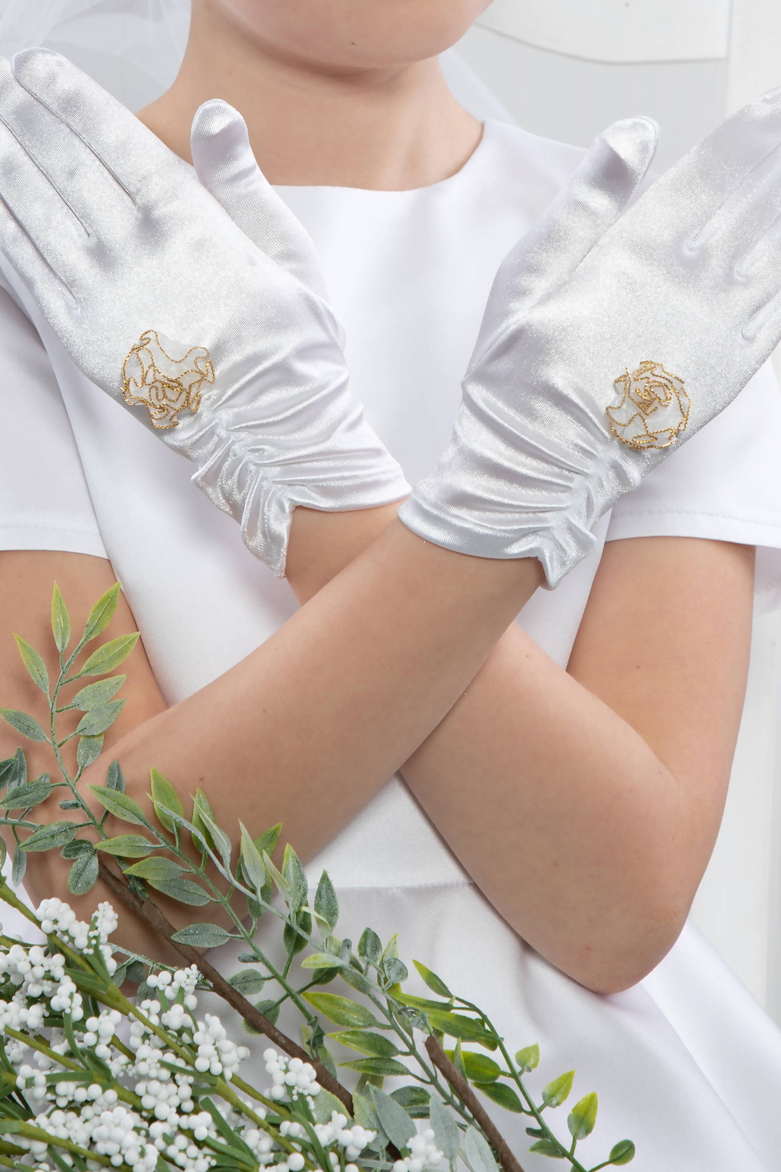 Gants de communion classiques UK-Nr3a Gants de communion classiques UK-Nr3a - obraz 0
