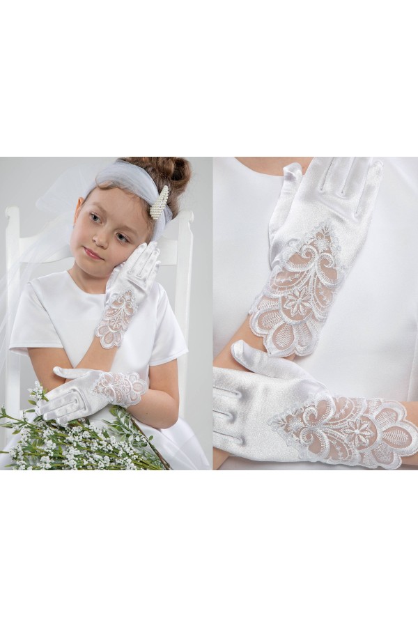 Communion Gloves Classic UK-Nr6a Communion Gloves Classic UK-Nr6a - obraz 1