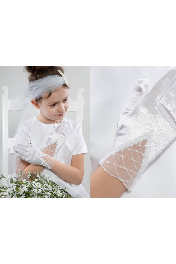 Gants de Communion Classiques UK-Nr19 Gants de Communion Classiques UK-Nr19 - obraz 1