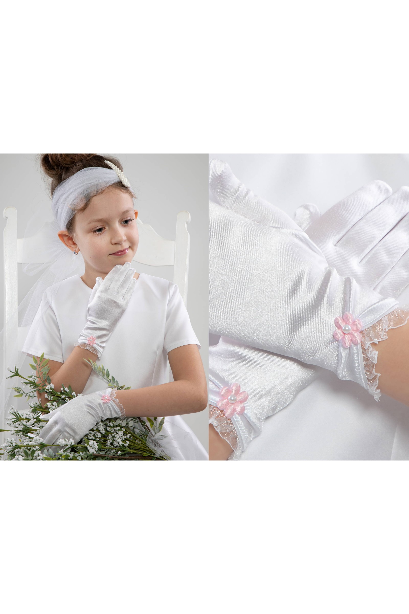 Gants de Communion Classiques UK-Nr17 Gants de Communion Classiques UK-Nr17 - obraz 1