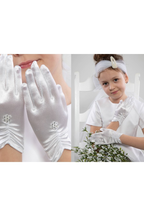 Gants de Communion Classiques UK-Nr14 Gants de Communion Classiques UK-Nr14 - obraz 1