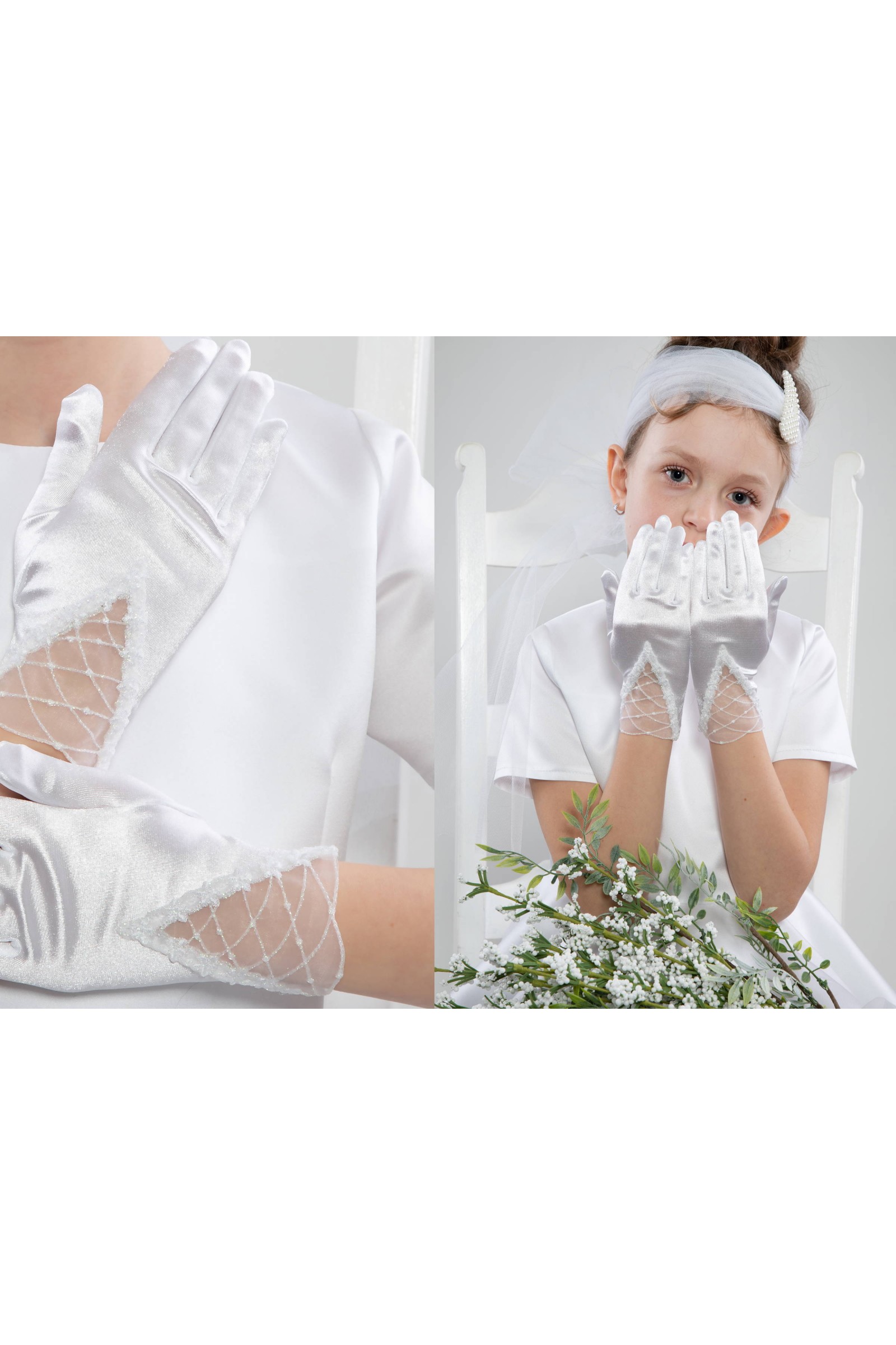 Gants de Communion Classiques UK-Nr19 Gants de Communion Classiques UK-Nr19 - obraz 3