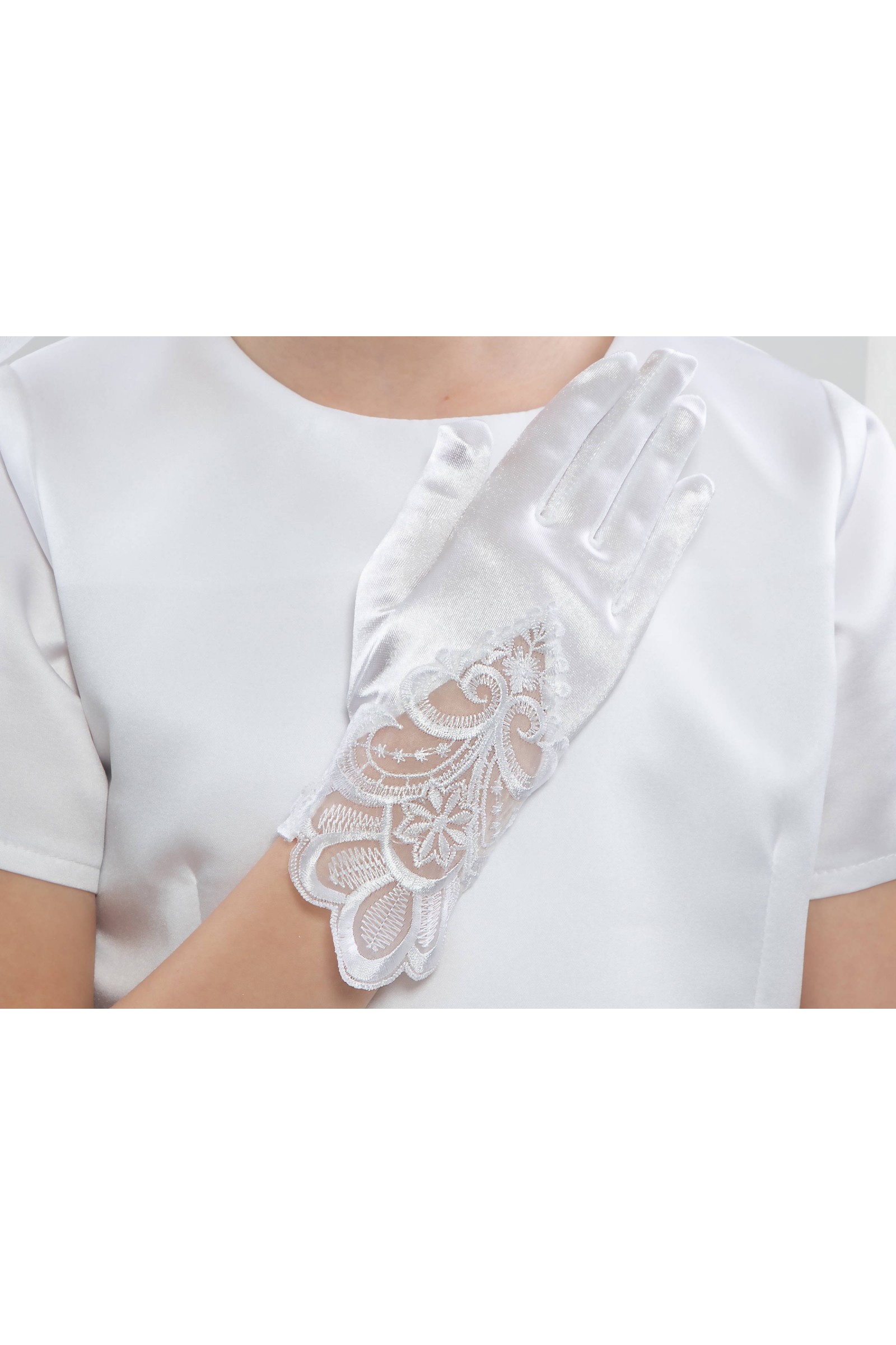 Communion Gloves Classic UK-Nr6a Communion Gloves Classic UK-Nr6a - obraz 3