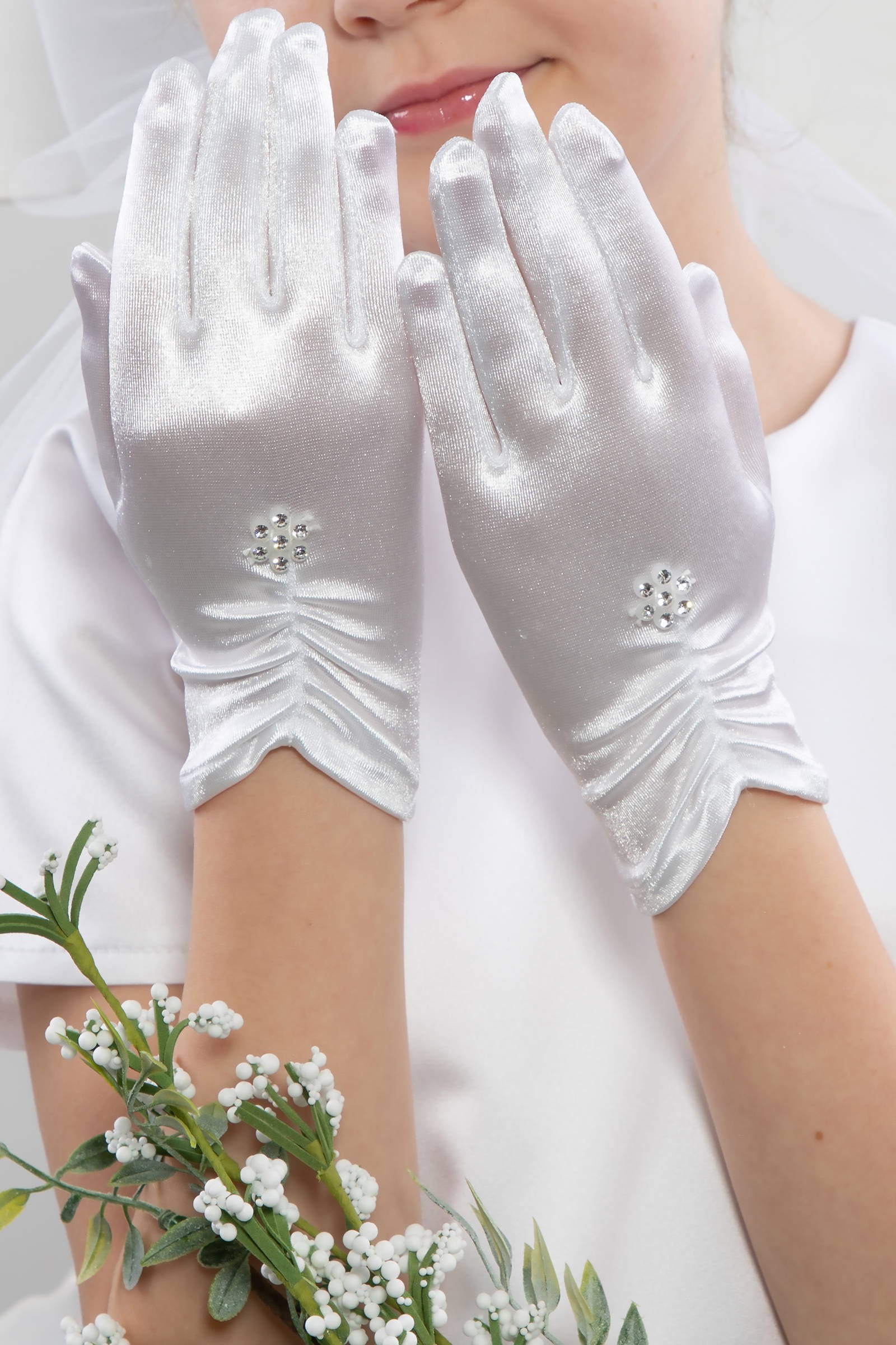 Gants de Communion Classiques UK-Nr14 Gants de Communion Classiques UK-Nr14 - obraz 0