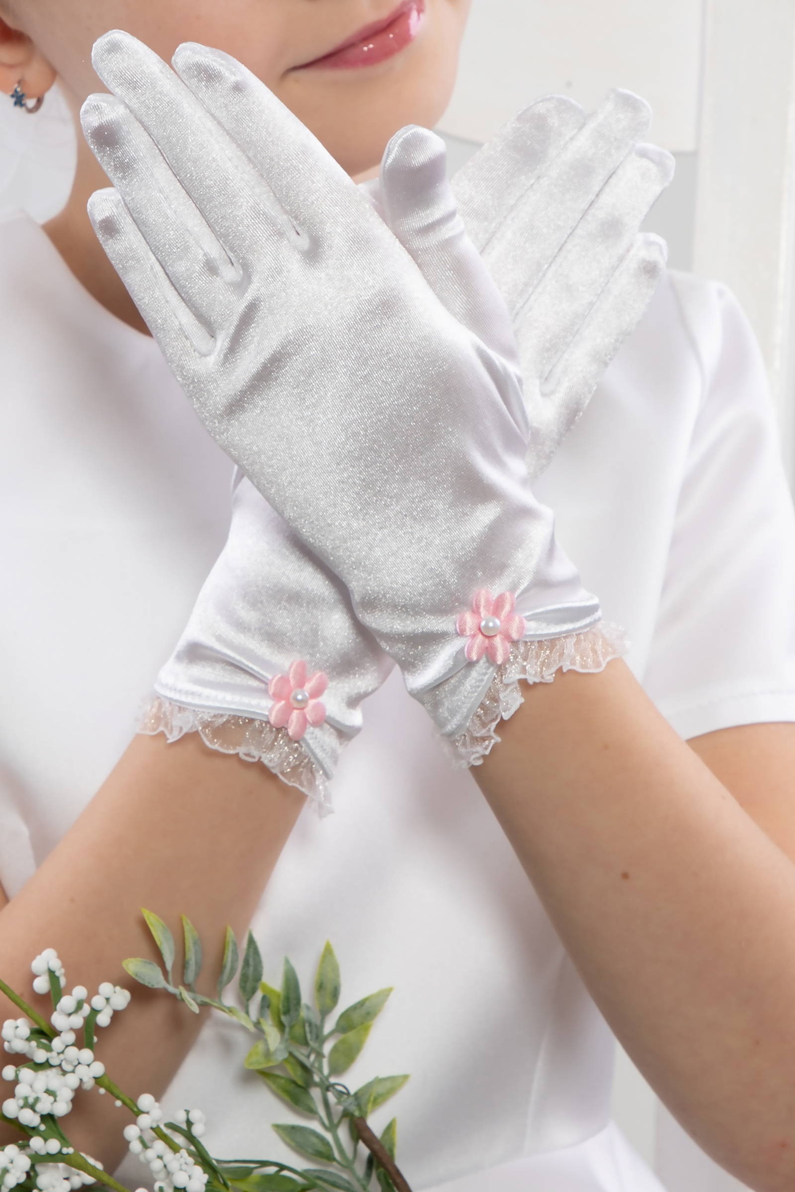 Gants de Communion Classiques UK-Nr17 Gants de Communion Classiques UK-Nr17 - obraz 0