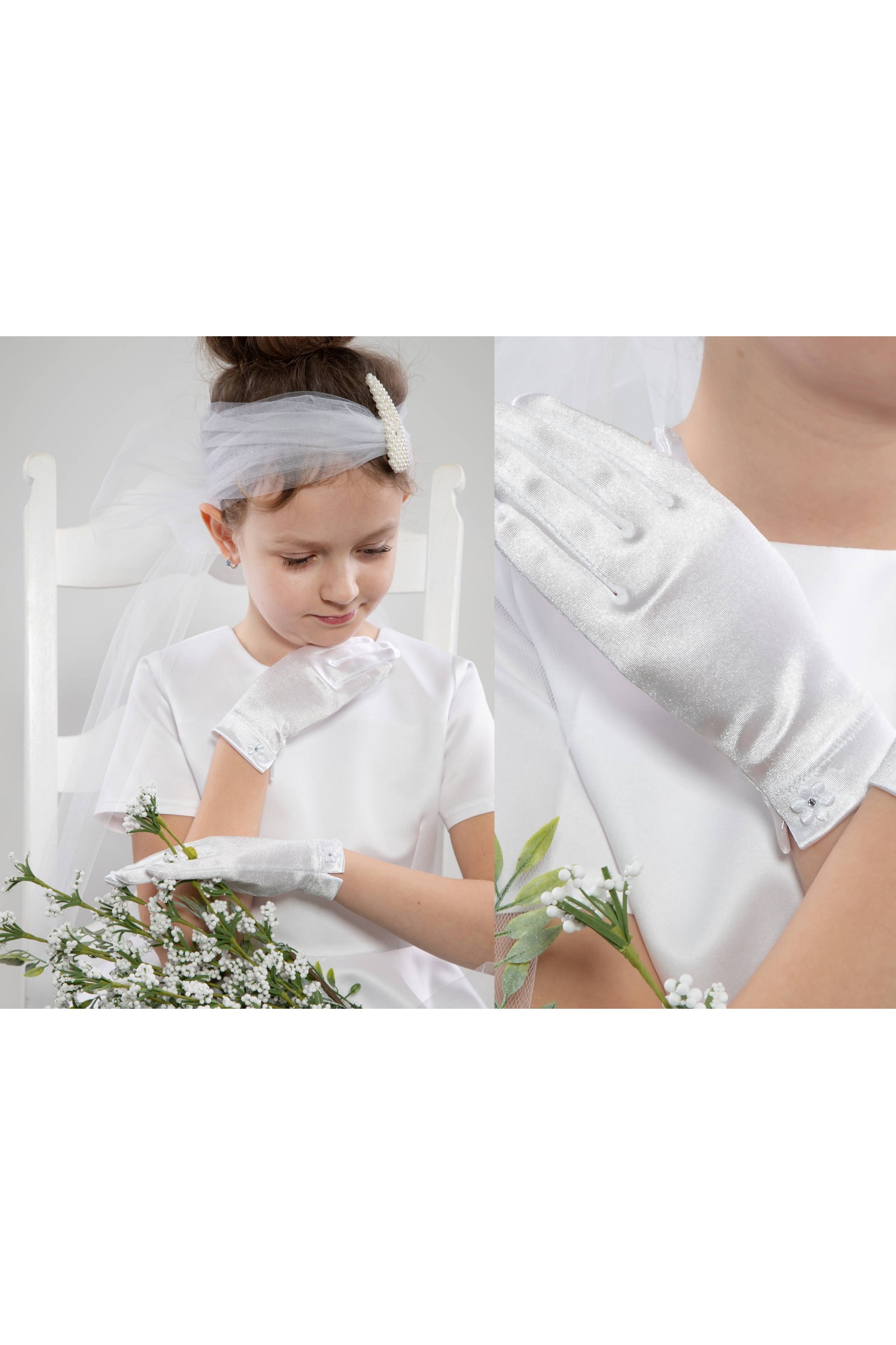 Gants de Communion Classiques UK-Nr18 Gants de Communion Classiques UK-Nr18 - obraz 1