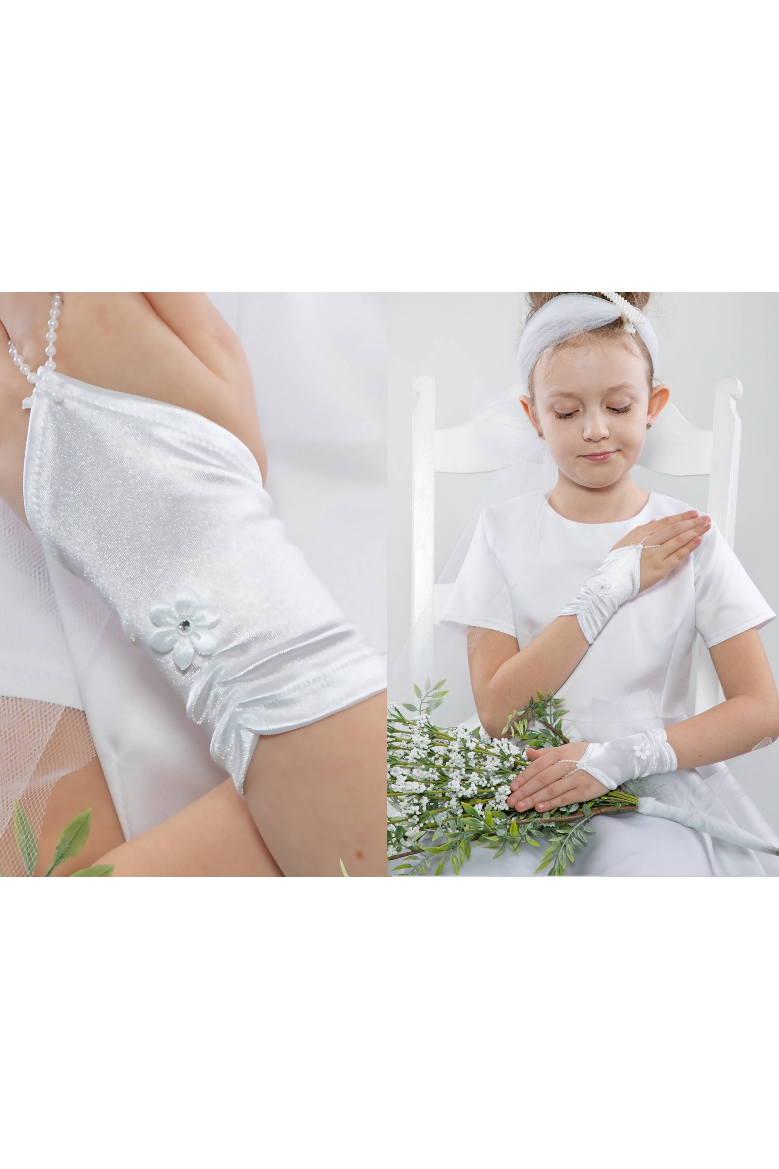 Gants pour la communion à doigt UK-Nr5/p Gants pour la communion à doigt UK-Nr5/p - obraz 1