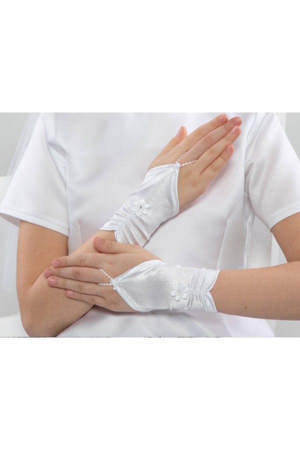 Gants pour la communion à doigt UK-Nr5/p Gants pour la communion à doigt UK-Nr5/p - obraz 2