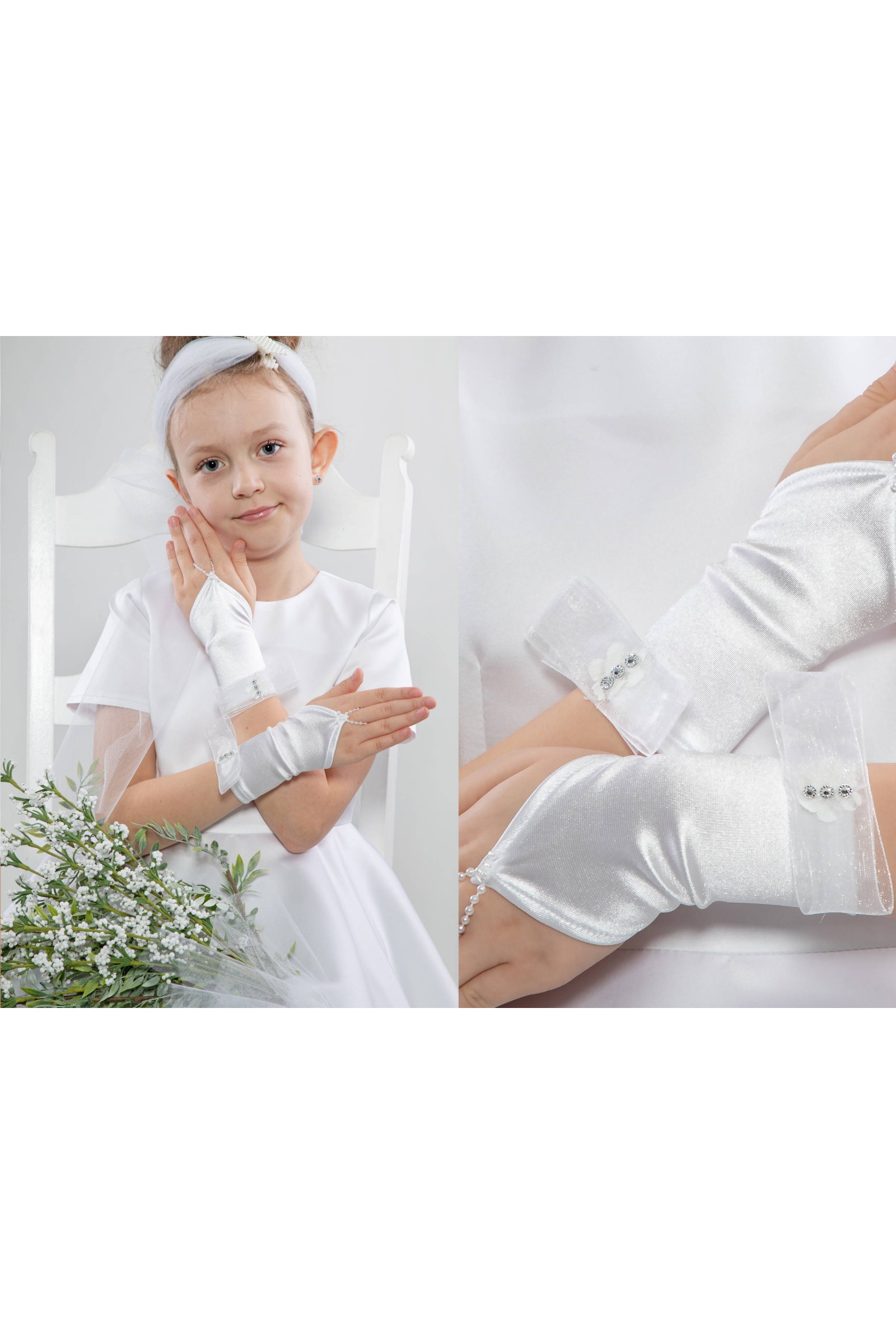 Gants pour la communion à doigts Royaume-Uni-Nr1/p Gants pour la communion à doigts Royaume-Uni-Nr1/p - obraz 3