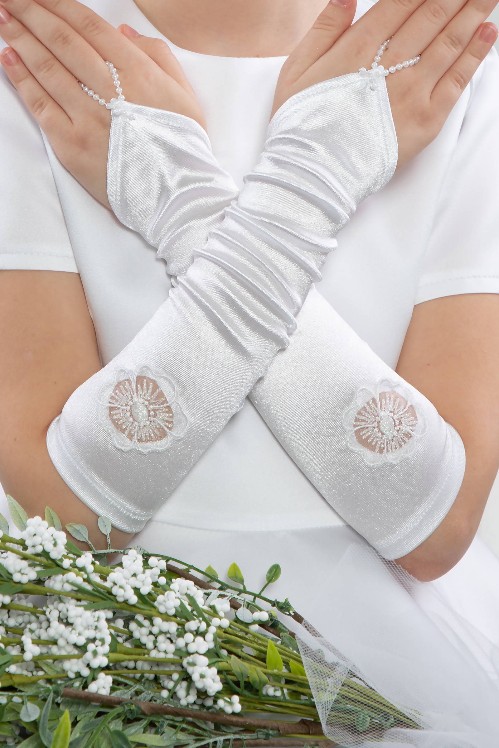 Gants pour communion UK-Nr26/d Gants pour communion UK-Nr26/d - obraz 0