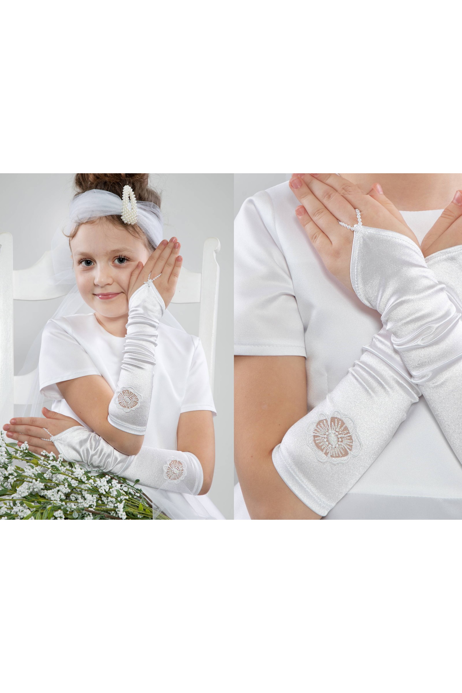 Gants pour communion UK-Nr26/d Gants pour communion UK-Nr26/d - obraz 1