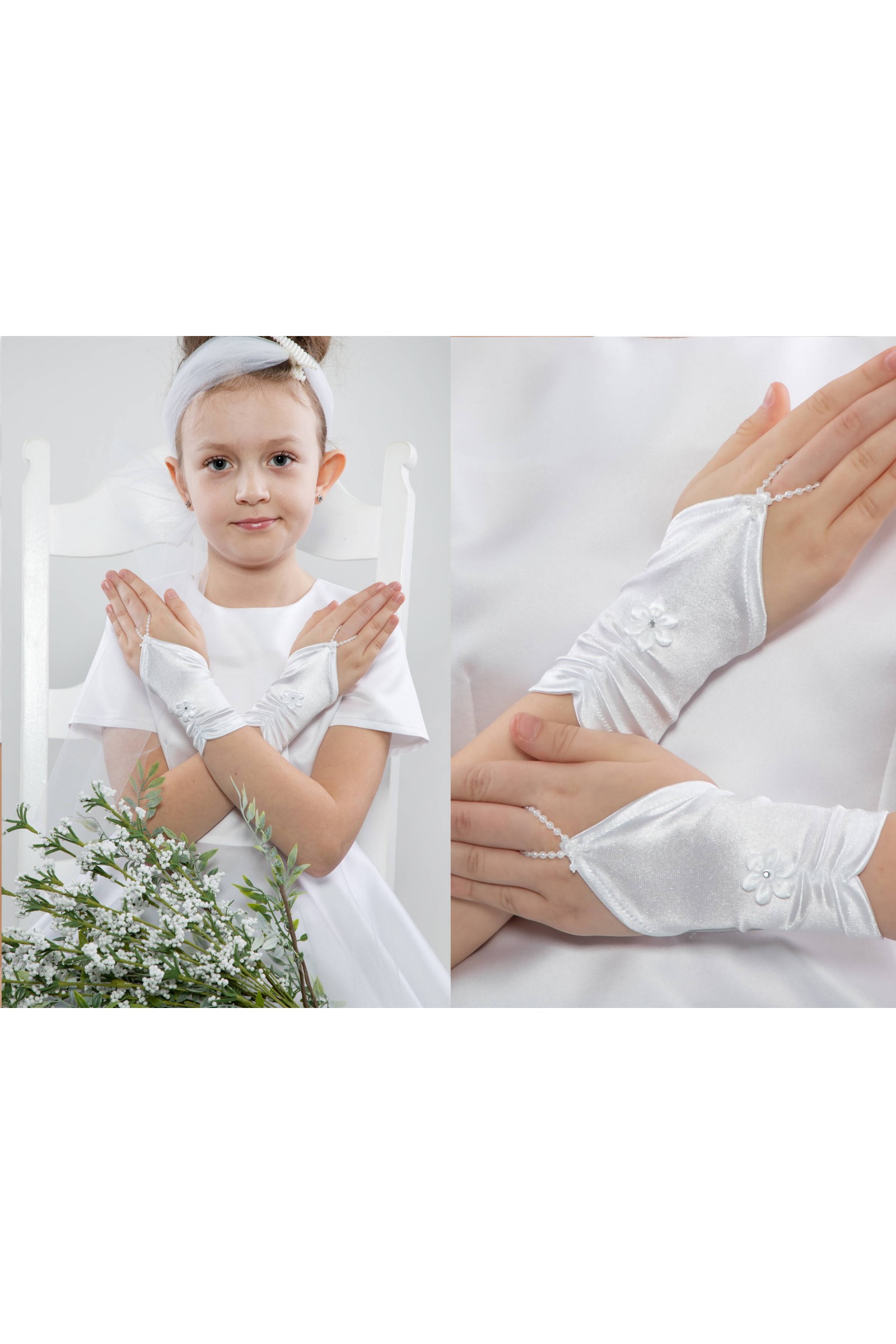 Gants pour la communion à doigt UK-Nr5/p Gants pour la communion à doigt UK-Nr5/p - obraz 3