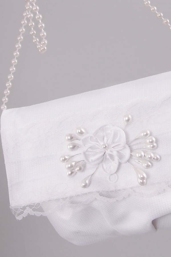 Satin belt communion bag UK-Tps1 Satin belt communion bag UK-Tps1 - obraz 1