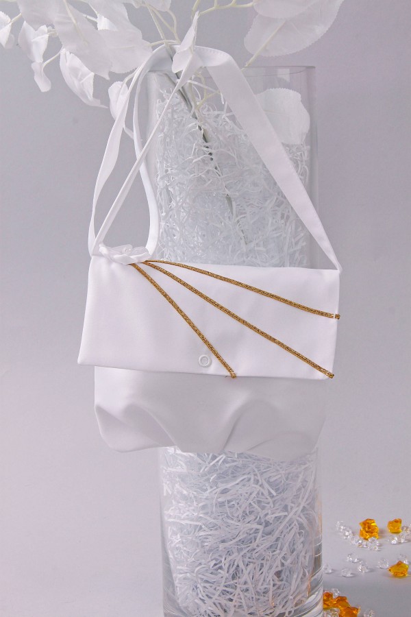 Sac de communion avec ceinture en satin UK-Tps8 Sac de communion avec ceinture en satin UK-Tps8 - obraz 1