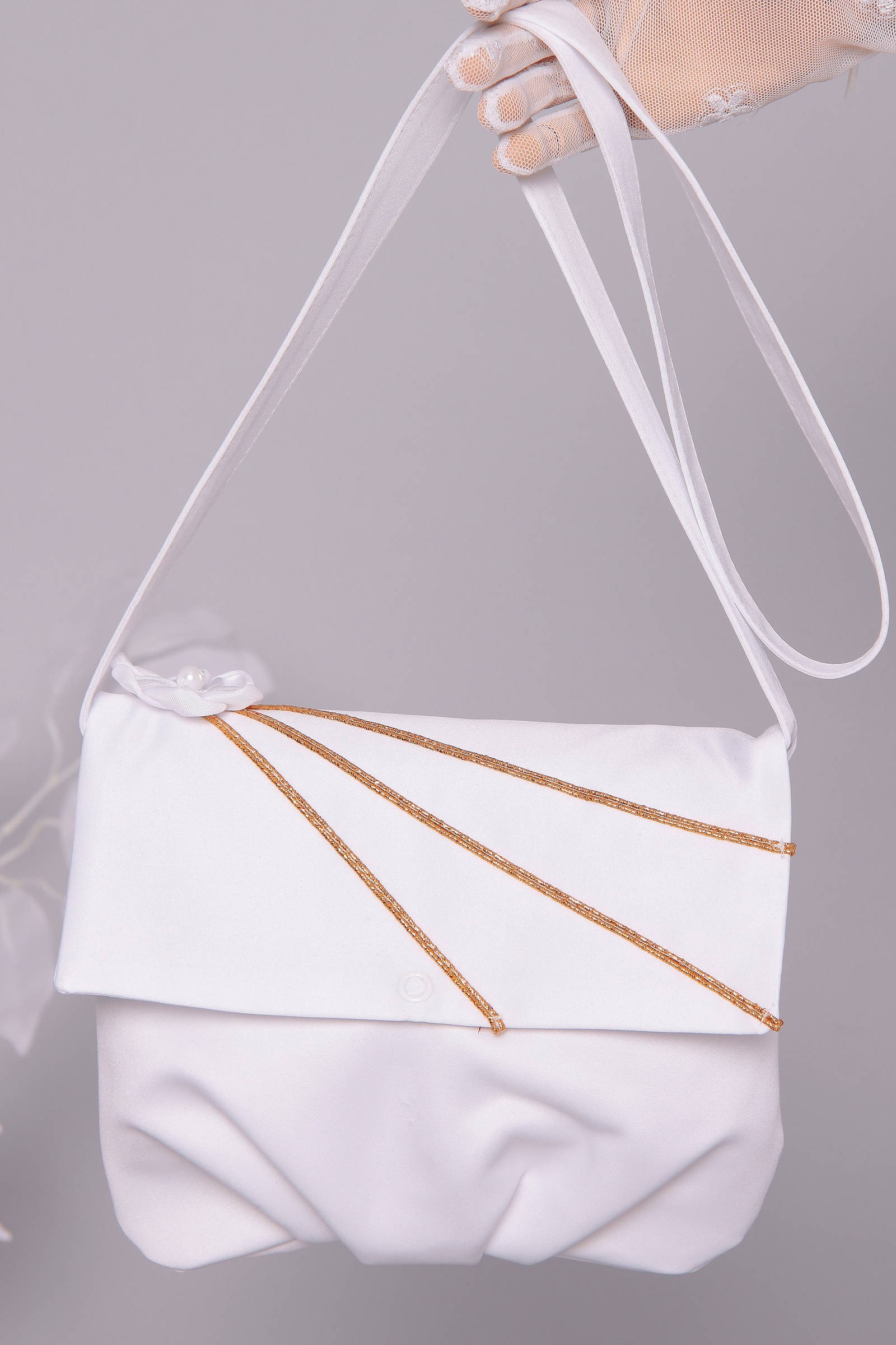 Sac de communion avec ceinture en satin UK-Tps8 Sac de communion avec ceinture en satin UK-Tps8 - obraz 0