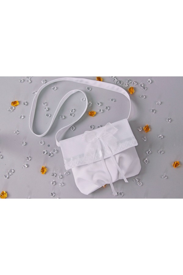 Satin belt communion bag UK-Tps14 Satin belt communion bag UK-Tps14 - obraz 2