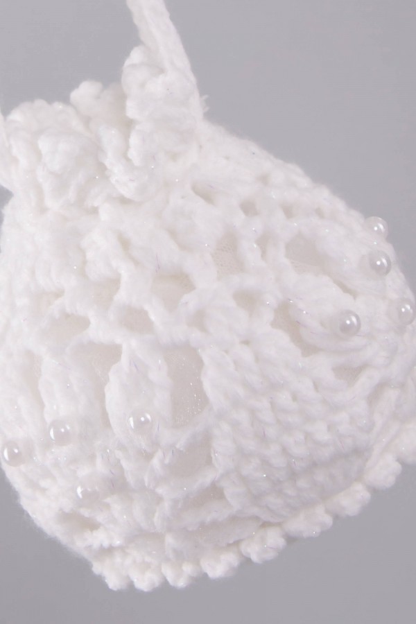 Communion bag crochet yarn UK-Tdm1 Communion bag crochet yarn UK-Tdm1 - obraz 1