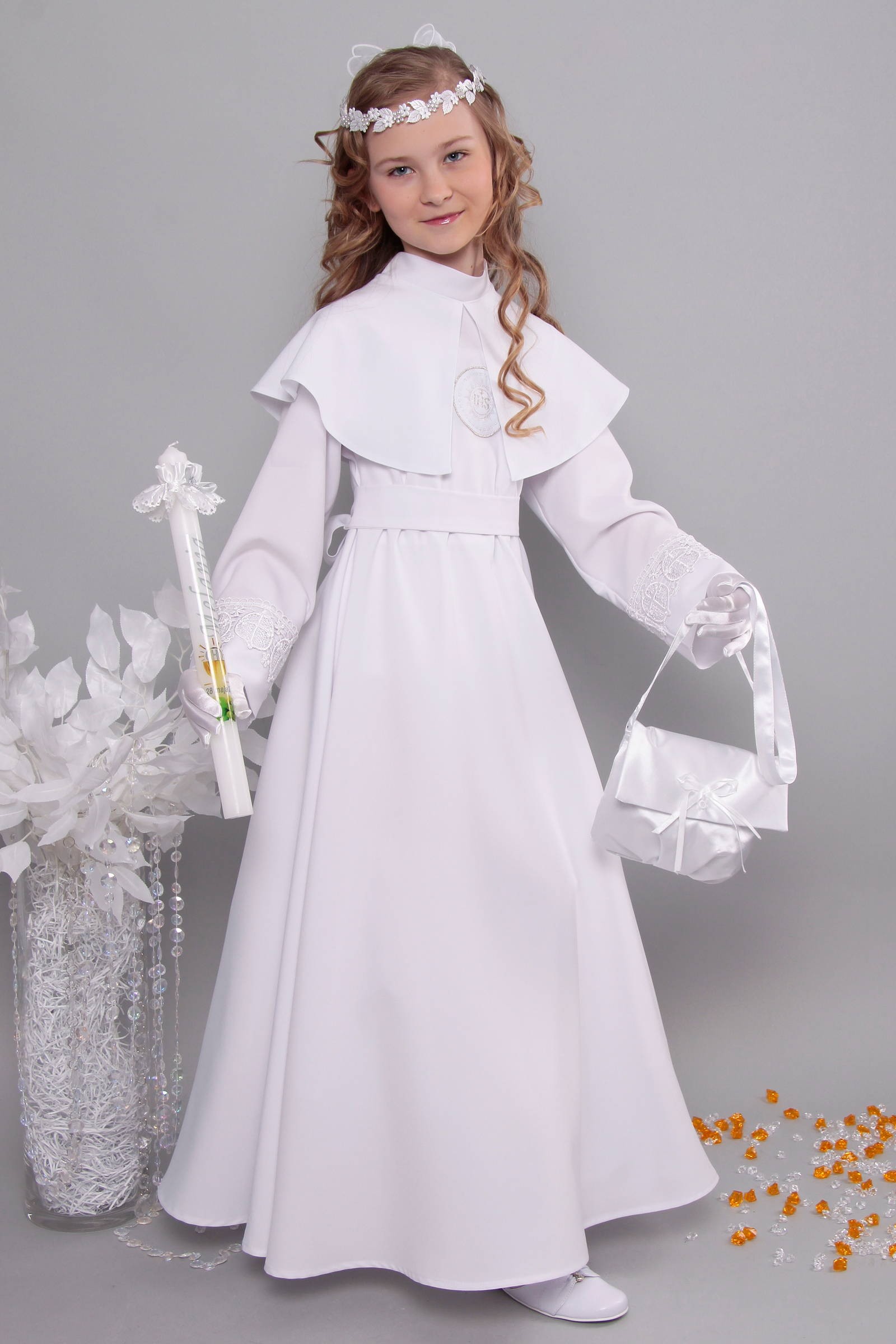 Communion Alba with guipure 14/UK-RS - obraz 2