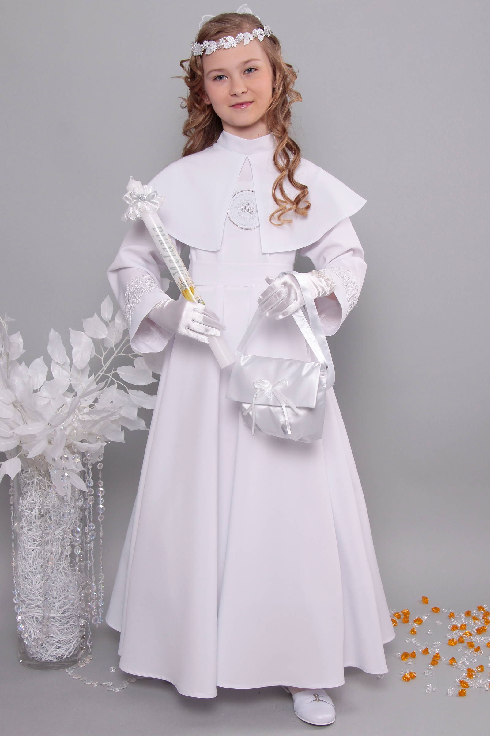 Communion Alba with guipure 14/UK-RS - obraz 3