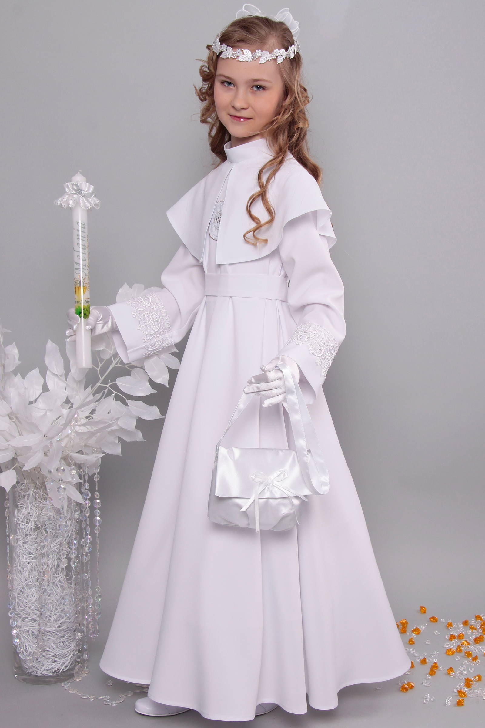 Communion Alba with guipure 14/UK-RS - obraz 4