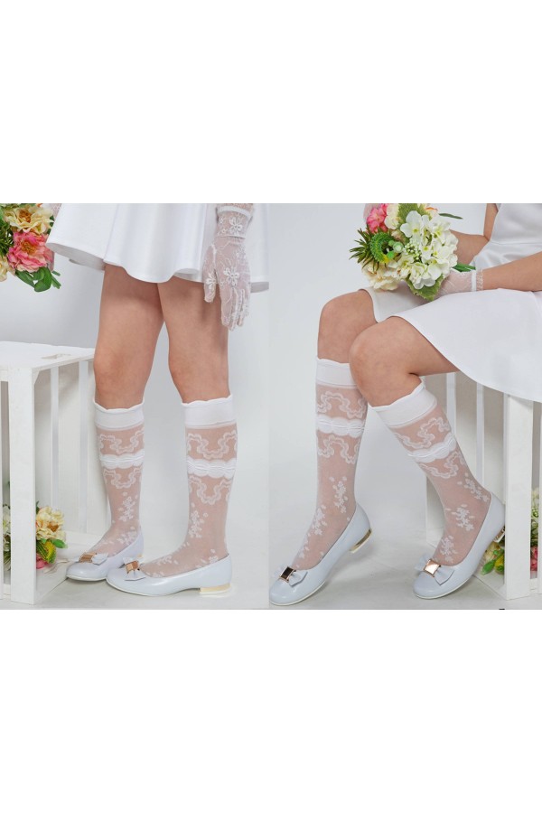 Chaussettes de communion - Tosia - obraz 3