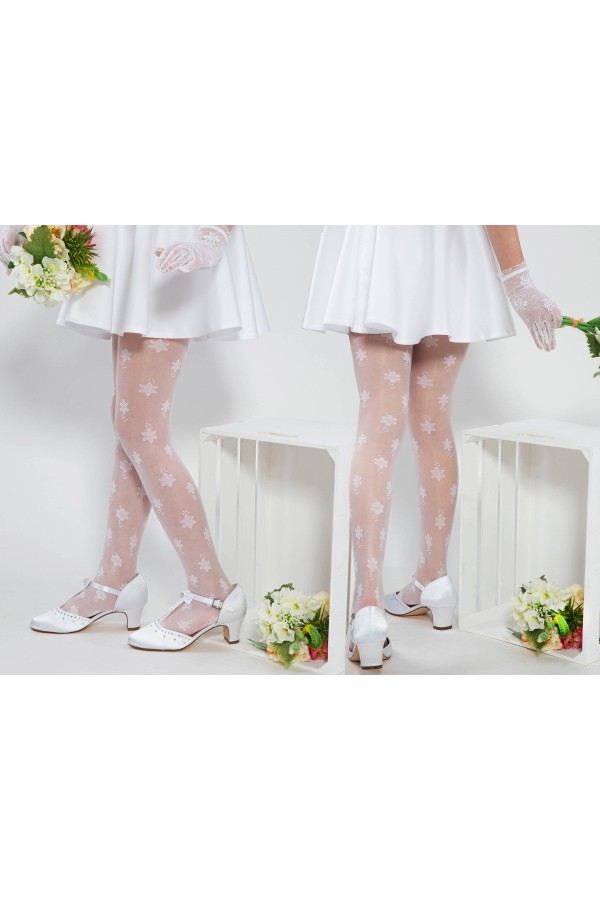 Collants de communion élégants - Motif Alicia 1 - obraz 3