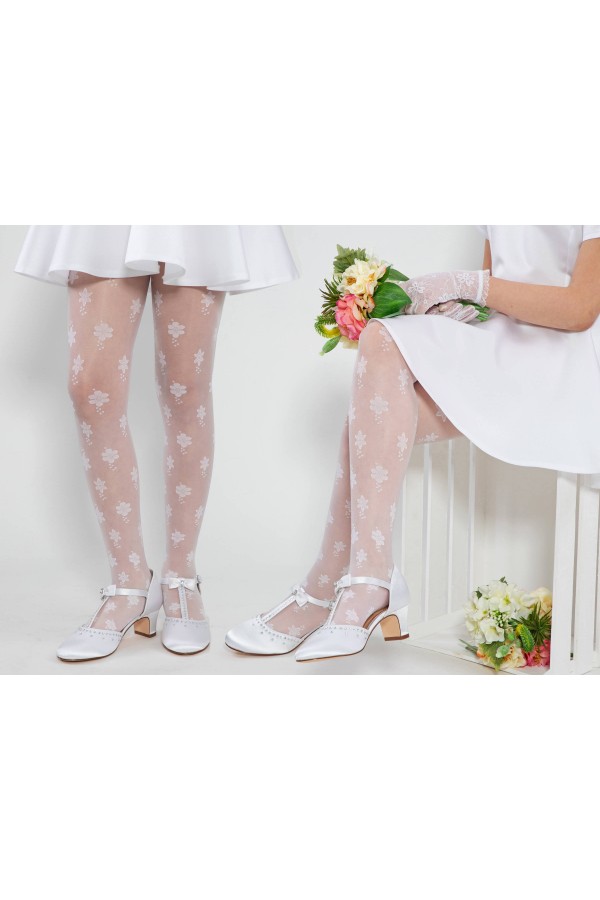 Collants de communion élégants - Motif Alicia 1 - obraz 6