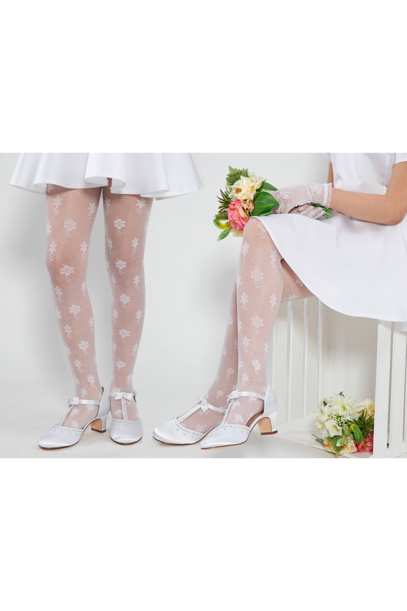 Collants de communion élégants - Motif Alicia 1 - obraz 6