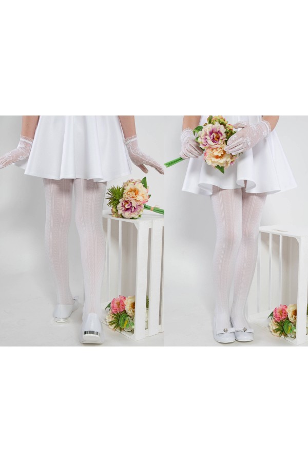 Collants élégants pour communion - Collants réchauffants Natasha Collants élégants pour communion - Collants réchauffants Natasha - obraz 4