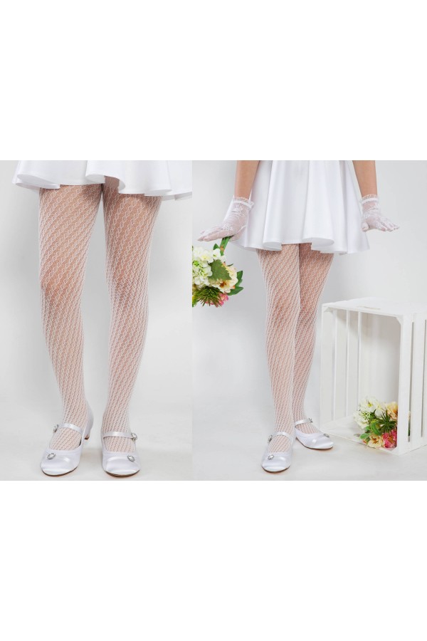 Elegant communion tights - Martynka - obraz 3