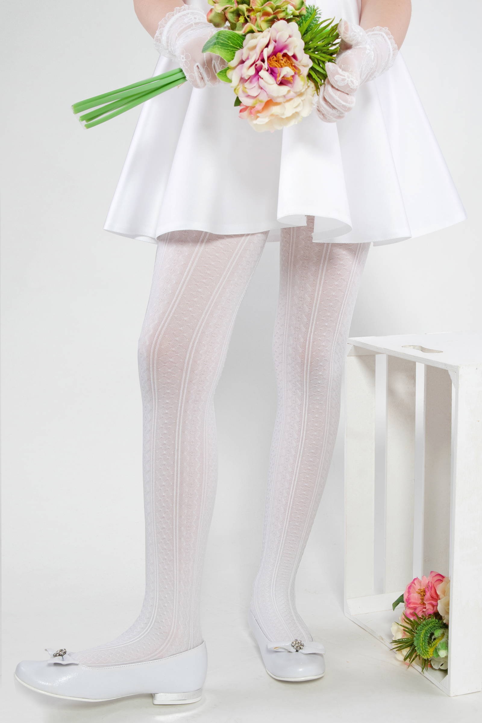Collants élégants pour communion - Collants réchauffants Natasha Collants élégants pour communion - Collants réchauffants Natasha - obraz 0