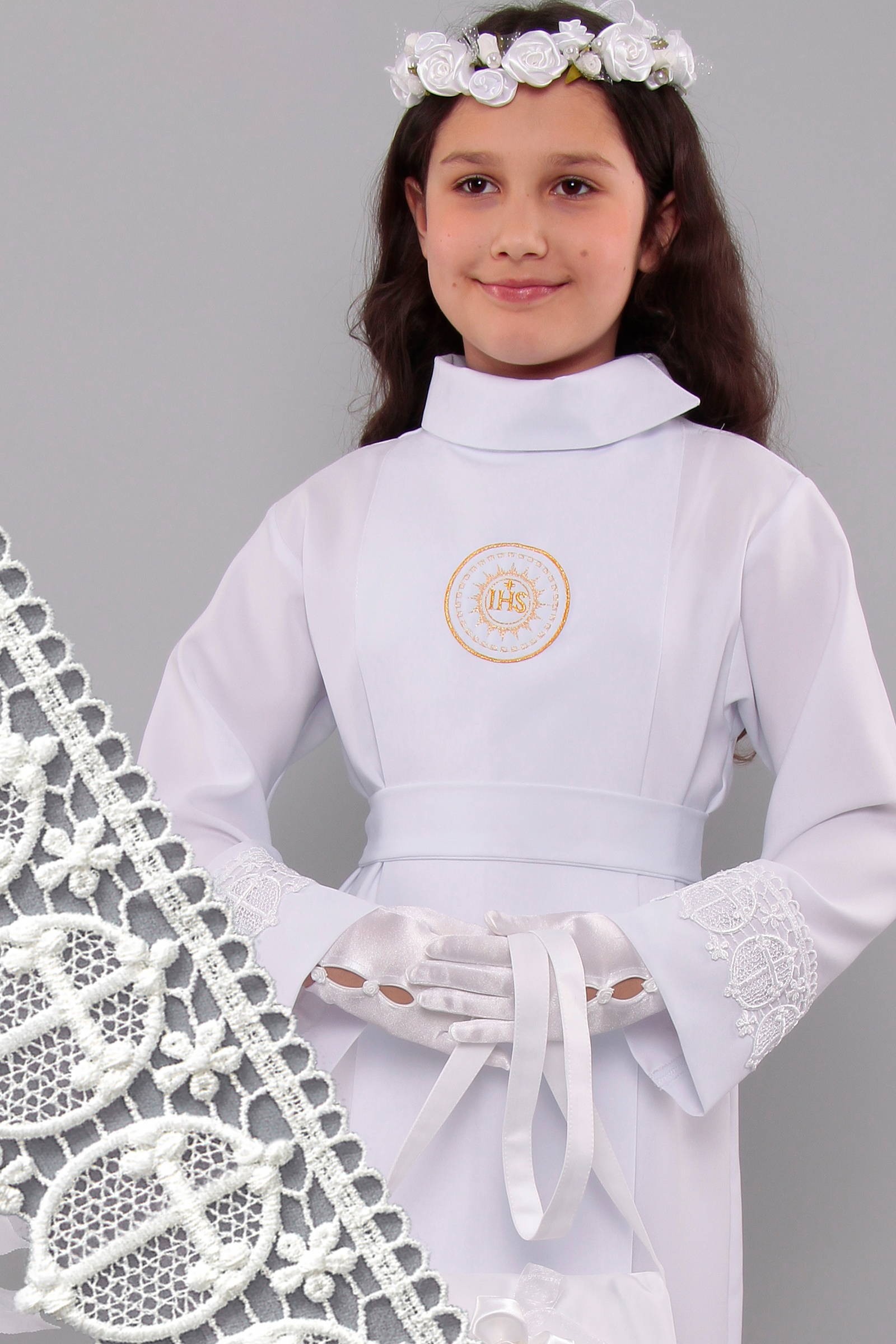 Communion Alba with guipure 18a/UK-K - obraz 0