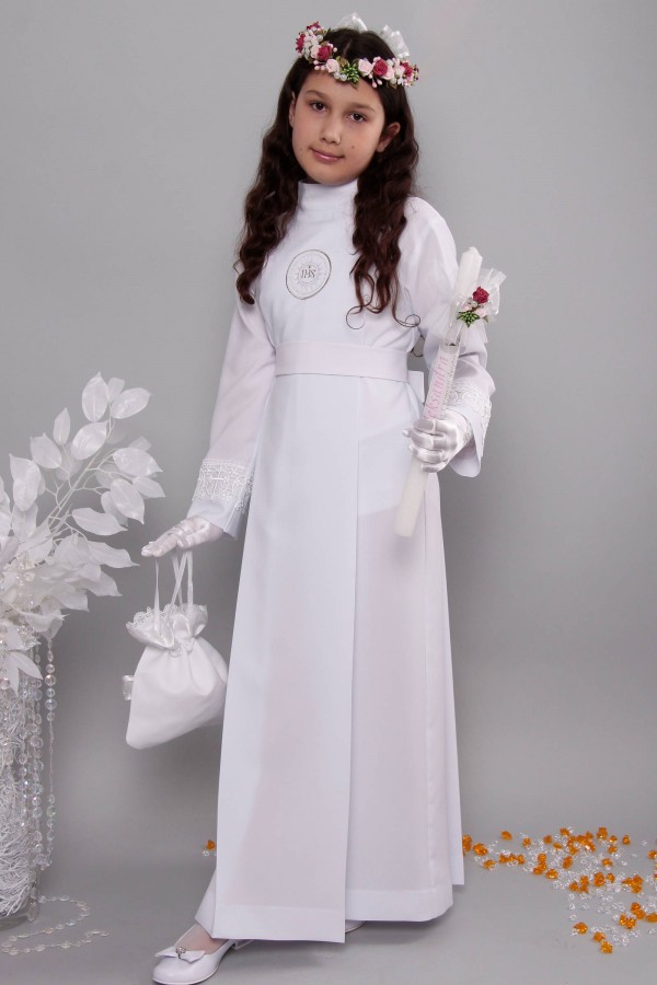 Aube de communion avec guipure 13a/UK-K - obraz 2