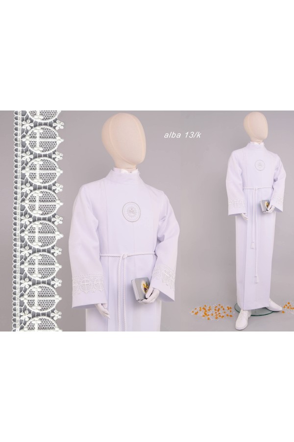 Communion Alba with guipure 13/UK-K - obraz 1