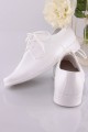 Chaussures de communion UK-010 - blanches - obraz 1