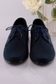 Chaussures de communion UK-013 - nubuck bleu marine - obraz 5