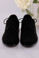 Chaussures de communion UK-014 - nubuck noir - obraz 5