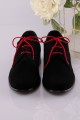 Chaussures de communion UK-014 - nubuck noir - obraz 6