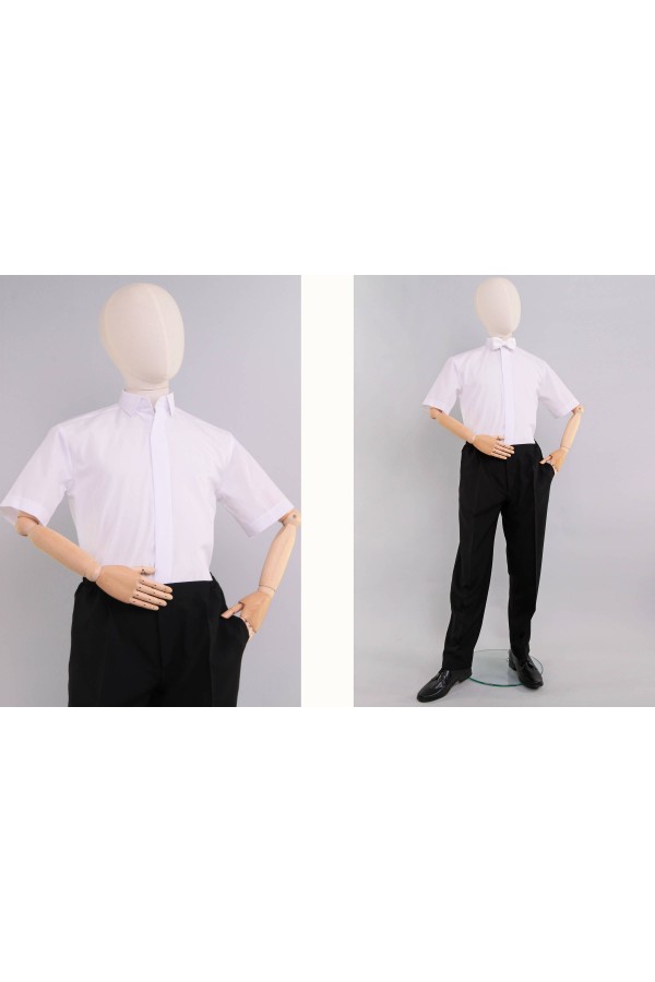 Chemise de communion UK-1Ks/manche courte - obraz 4