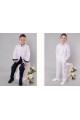 Chemise de communion à col avec ceinture UK-4/Ks - obraz 1