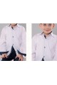 Chemise de communion à col avec ceinture UK-4/Ks - obraz 3