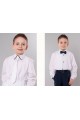 Chemise de communion à col avec ceinture UK-4/Ks - obraz 4