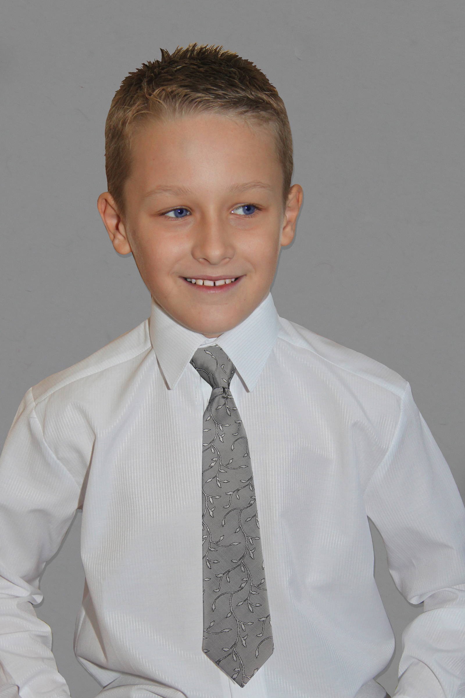 Cravate de communion UK-Kgr-graphite - obraz 0