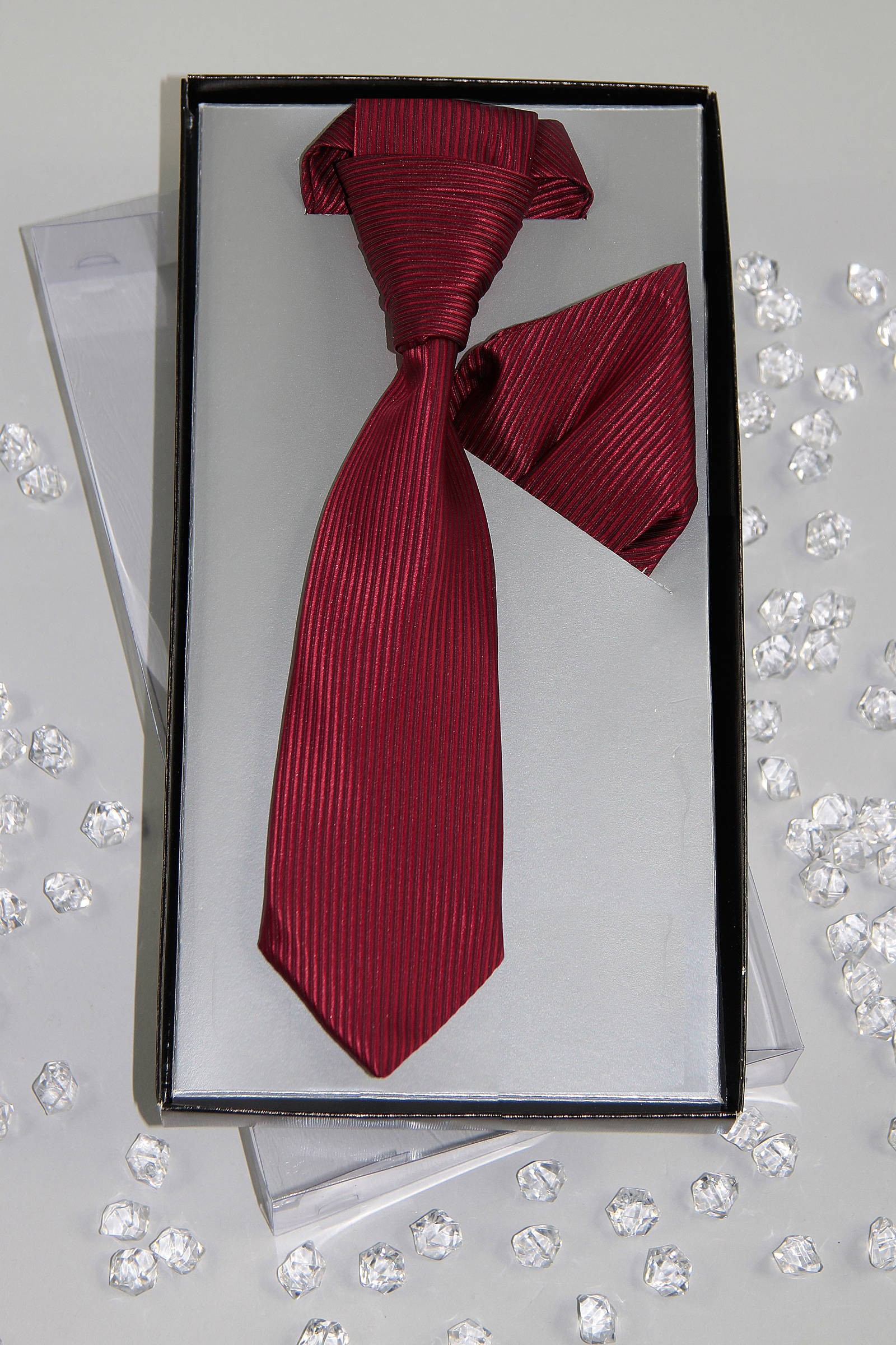 Communion necktie UK-KRbr1 maroon - obraz 0