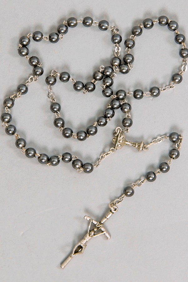 Chapelet de communion - perle graphite UK-PG Chapelet de communion - perle graphite UK-PG - obraz 1