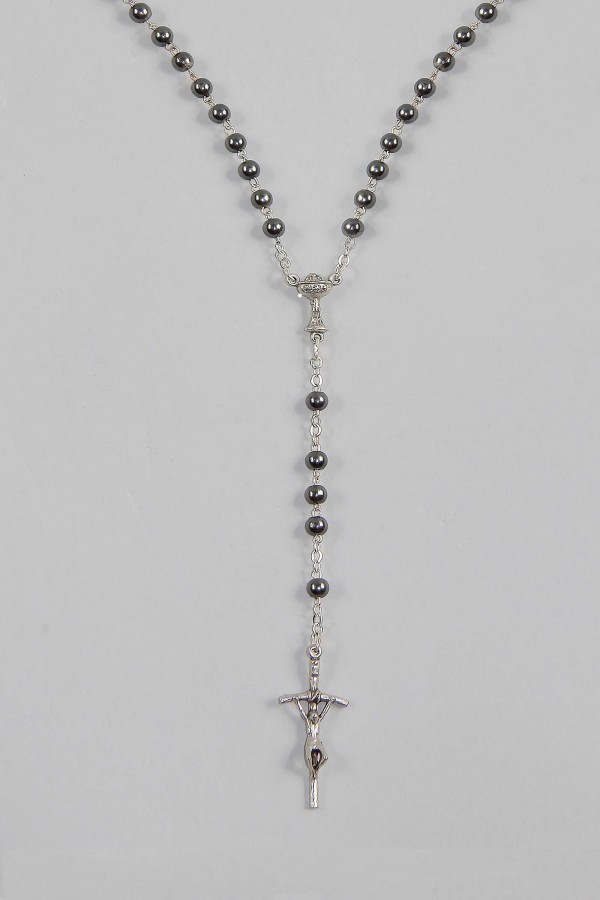 Chapelet de communion - perle graphite UK-PG Chapelet de communion - perle graphite UK-PG - obraz 3