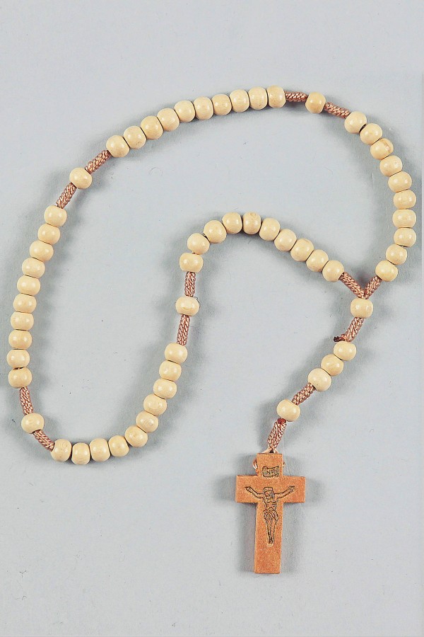 Chapelet de communion - bois UK-DJ1 Chapelet de communion - bois UK-DJ1 - obraz 1