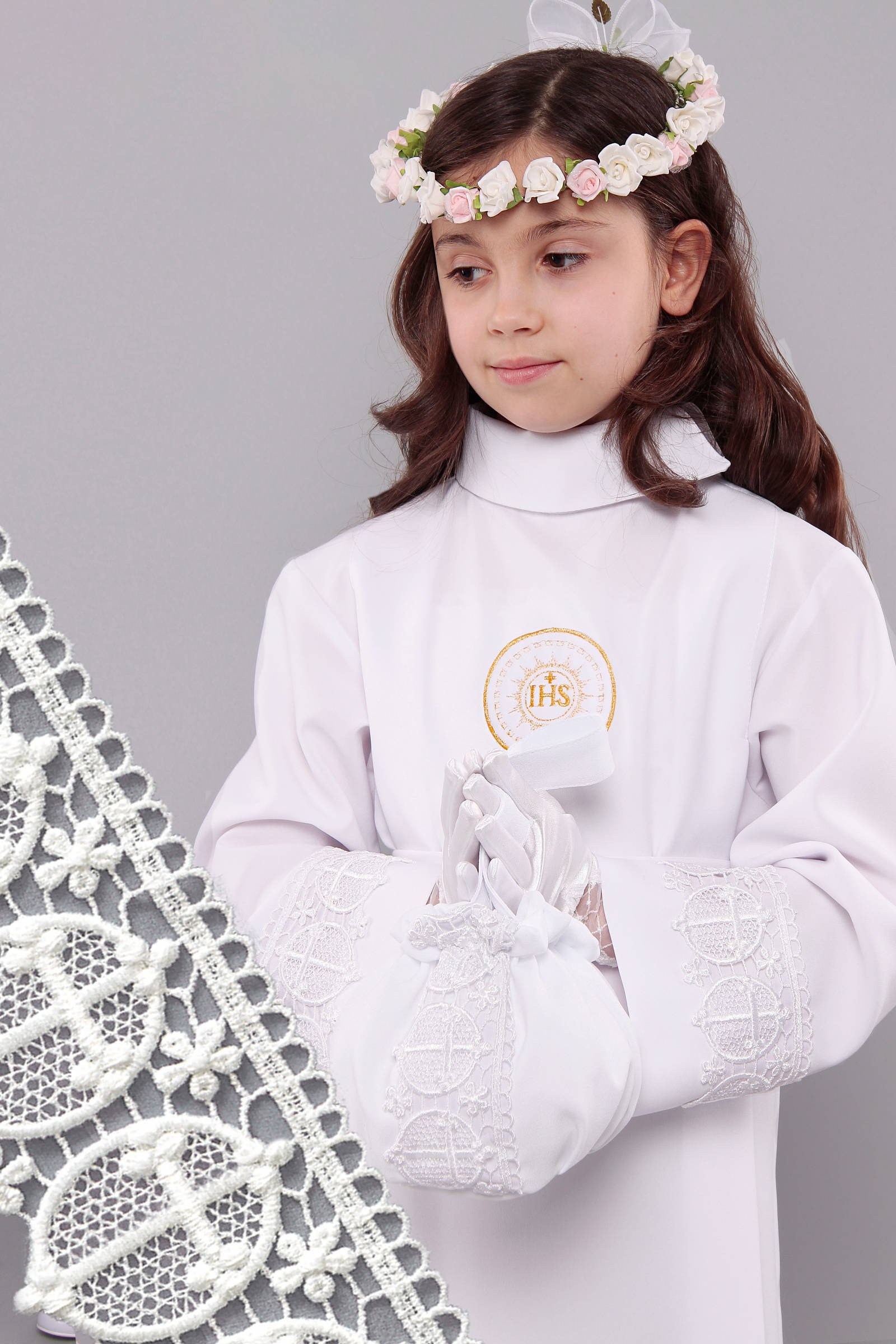 Communion Alba with guipure 13a/UK-Z2 - obraz 0